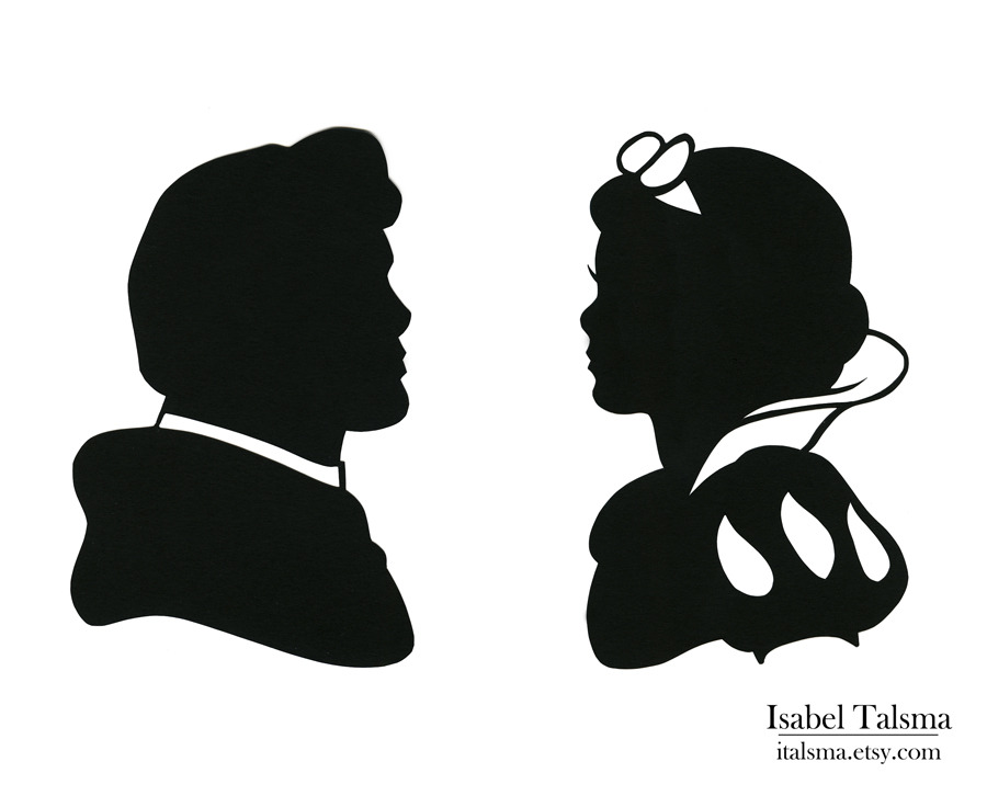 princessesfanarts:  Handcuts Silhouettes by Isabel Talsma 