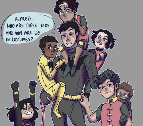 AGE REGRESSION For The Whole Batfamily! They Might Not Know Why Theyre In A Cave, Or In Costumes, Or