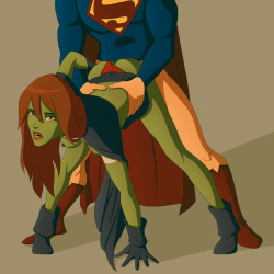 nude-superheroines:  Miss Martian fucked