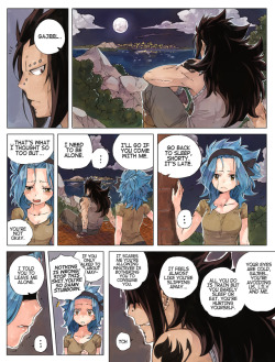 rboz:  day 6 - griefSet a month after Tartaros events and the guild breaking up. Gajeel’s heart is in turmoil filling him with grief and then there’s Levy, whose words and touch can heal him in ways no one else can. A combo of angst and fluff ♥