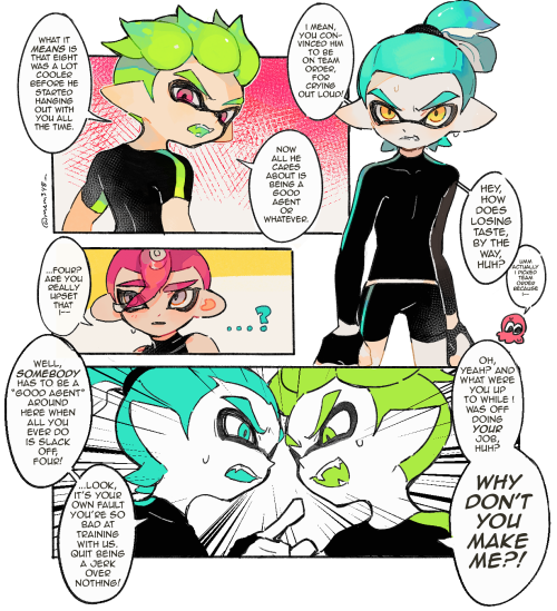 ARE ALL OCTOUblGS THIS CLINGY? / Splatoon :: Игры :: Splatoon 2 :: Octoling  :: inkling :: Agent 8 :: agent 3 :: Hime (Splatoon) :: Iida (Splatoon) ::  agent 4 - SafeReactor