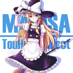 kirisame marisa (touhou) drawn by fish.boy