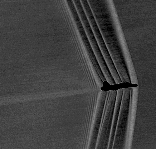 This Week NASA Released Two New Images Of The Shock Waves Surrounding T-38C Jets In Free Flight. They’re