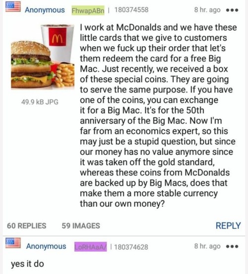 spencerthefredder:uisce-bitch:I’m confused It used to be that paper currency was backed by gold and 