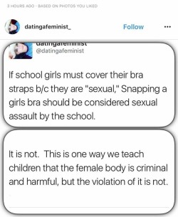 veryrarelystable:“If schoolgirls must cover