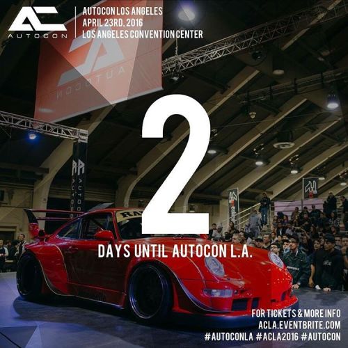Very excited for @autoconevents in 2 days at the LA Convention Center! Not too late to get your tick
