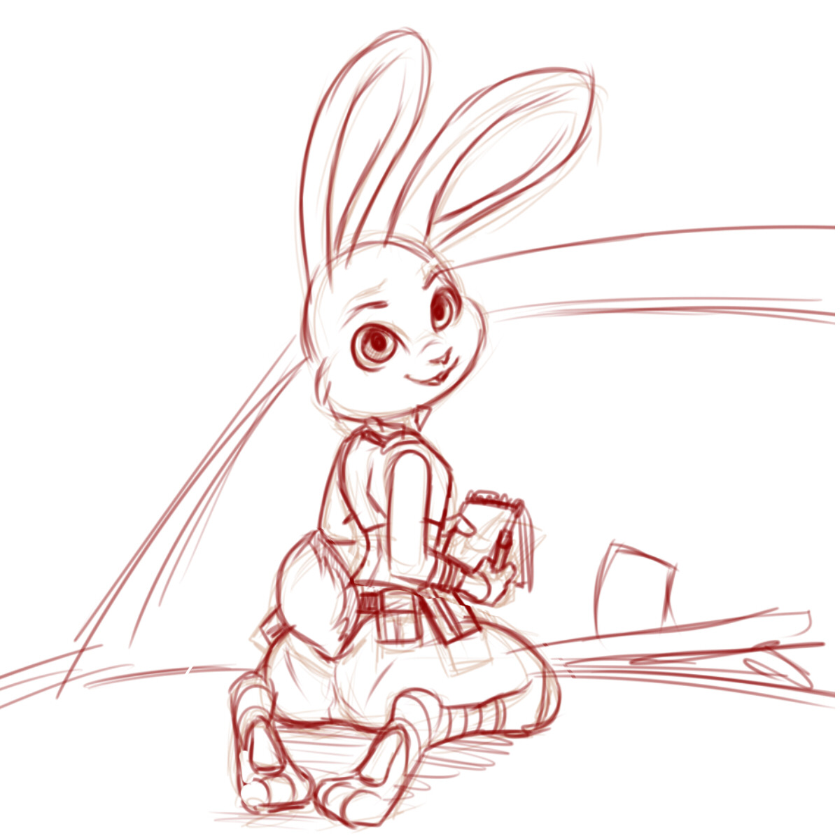 plagueofgripes:   Had never drawn her. Then I did.     dam it plague! &gt; .&lt;how