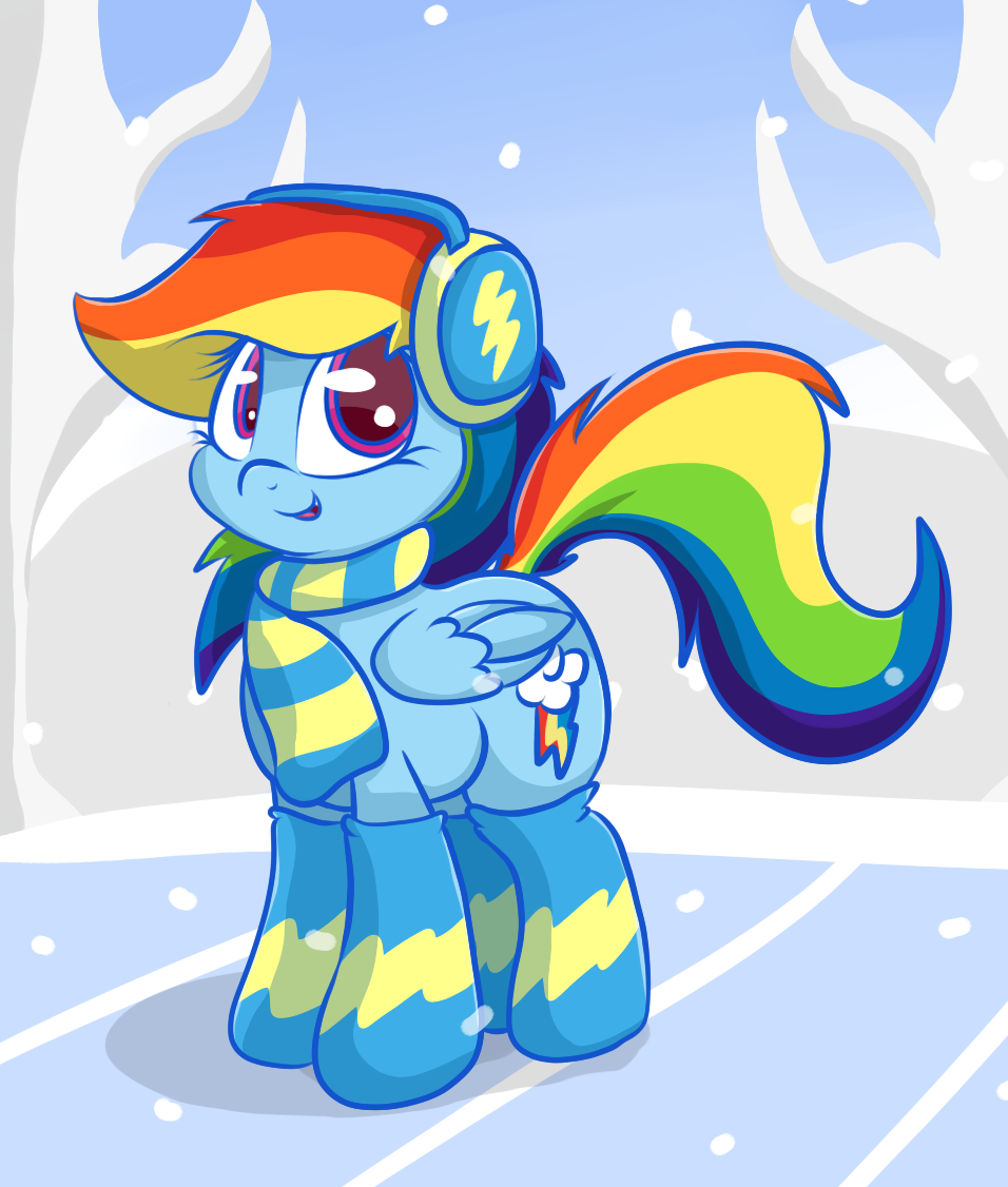graphenedraws:  Drew up some Dash in wintery stuffVersion 1 and Version 2  &lt;3