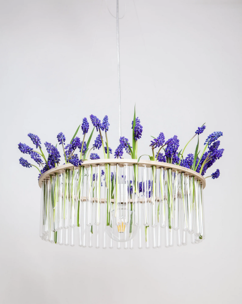 snootyfoxfashion:  Test Tubes Chandelier