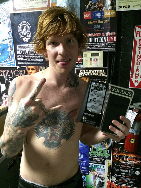 mitch-luckers-dimples:  Alan Ashby guitarist with  Of Mice and Men by Artist-Relations on Flickr.