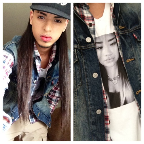 louiebekillinem:  rocking my @kimJohansson tee 