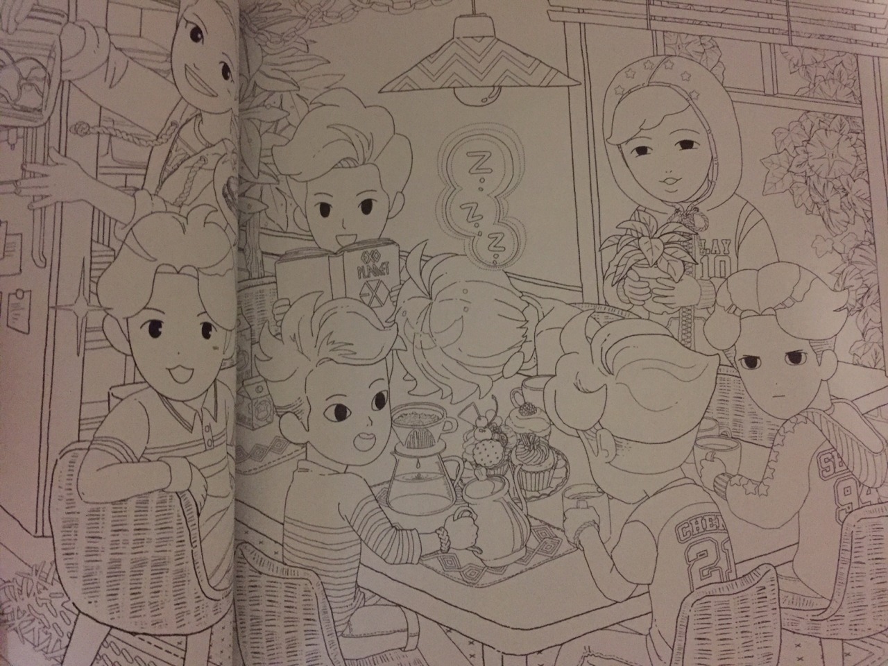 Download Oho I Just Got My Exo Coloring Book And The Accuracy