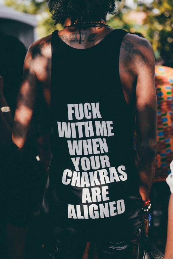 the-art-of-yoga:  “Fuck with me when your chakras are aligned” says no one who’s