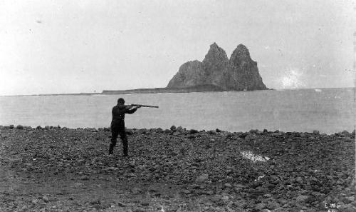 oenothera5: “Bogoslof Island from the northwest. Alaska, 1895.” Purington collection USG