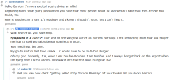I’m just reading Gordon’s AMA thread and oh god it just gets better and better. You can go read it here!