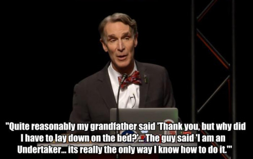 Porn photo tastefullyoffensive:  Bill Nye explains why