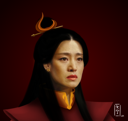 This is from my own fancasts of the Fire Nation Royal Family, Part 1.Gong Li!UrsaManip (Left)Film: R