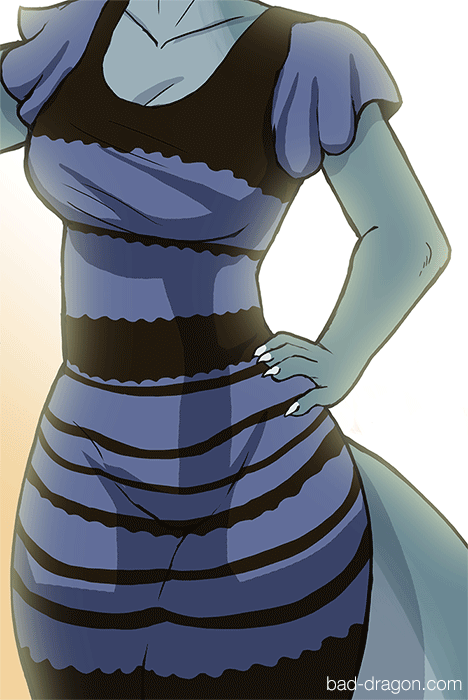 baddragontoys:We can’t decide, so we’ll leave it to YOU. Is Janine’s dress