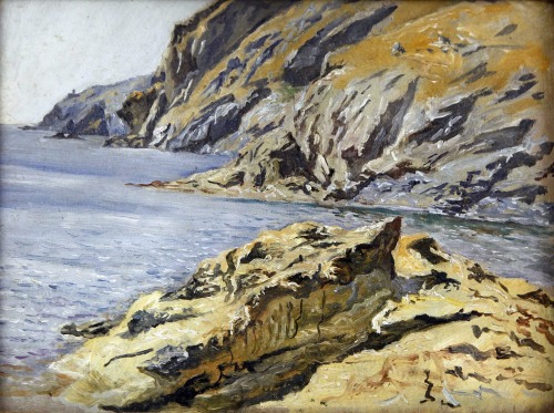 Coast of Cadaqués   -    Angel Planells i Cruanyes Catalan , 1901 - 1989 