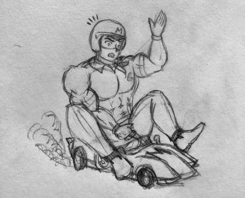 Sketchy Inktober 2020 #7) I Cant Fit With Speed Racer From Speed Racer/ Mach GoGoGo