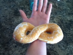 bluepac:  para-gone:  bluepac:  My new infinity tattoo!!  is that a donut  No it’s my new infinity tattoo   My father was an innocent men, destroyed by powerful people