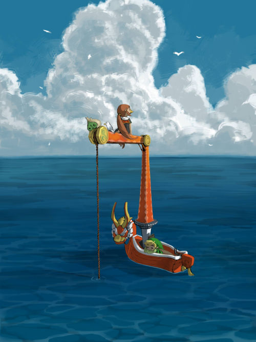 Porn dotcore:  Wind Waker.by クル. photos