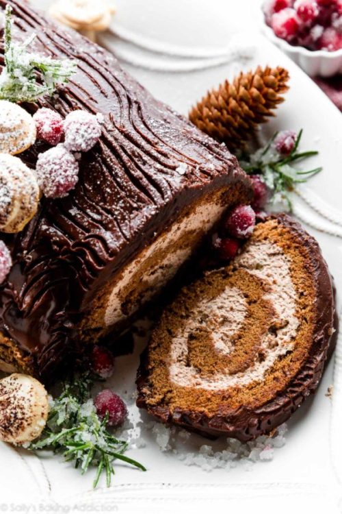 sweetoothgirl:  Bûche De Noël (Yule Log)   🤤🤤🤤