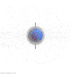 Map of satellites&hellip;