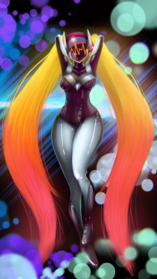 renardette:  This is a birthday gift for a very good friend &lt;3 He LOVES DJ Sona, So I drew her for his cellphone :)  And that’s all! Bye bye