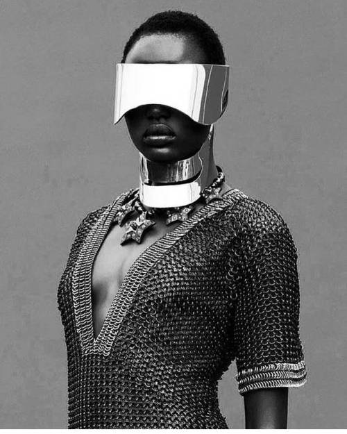 osengwa: Futuristic Glamazon. @iajakdeng for Obsession Magazine. —— #Osengwa | #AfricanArt | #Afric