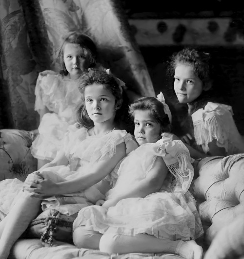 Grand Duchesses Olga, Tatiana, Maria and Anastasia Nikolaevna of Russia, 1900s