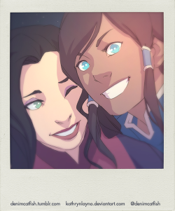 denimcatfish:Due to popular demand. xD Bigger version of that Polaroid image. I still can’t believe it happened. Season 3 just ended when I drew this and now we’re here. xD