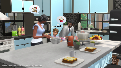 imfromsixam:Spring-Six Kitchen CC PACK (Overview) Sul Sul Simmers!Today I want to tell you about t