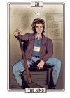 arstyrannus:The full set of steddie/eddie/steve tarot cardsI don&rsquo;t have