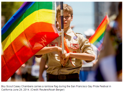 Gay Boy Scout leader hired in New York: “We said yes to him irrespective of his sexual orientation”T