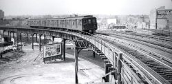 vintageeveryday:  Black &amp; White photos of NYC train from between 1940s and 1960s. 