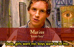 jeanvaljeans:Les Mis as a Mockumentary → Next up on “Are You Sure About That, Marius?”