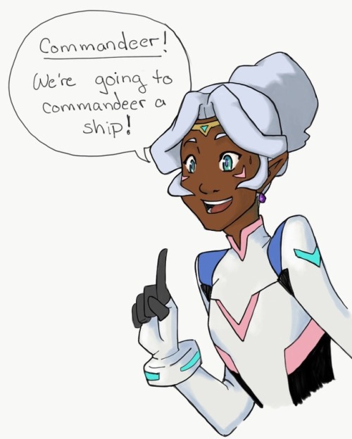 maesonc:Let’s be honest, Allura’s the real wild card on the team.When I have artist block I go to @i