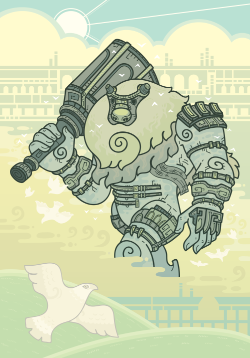 cosmopoliturtle:Shadow of the Colossus - Valus Part of @sotczine’s The Sunlit Earth