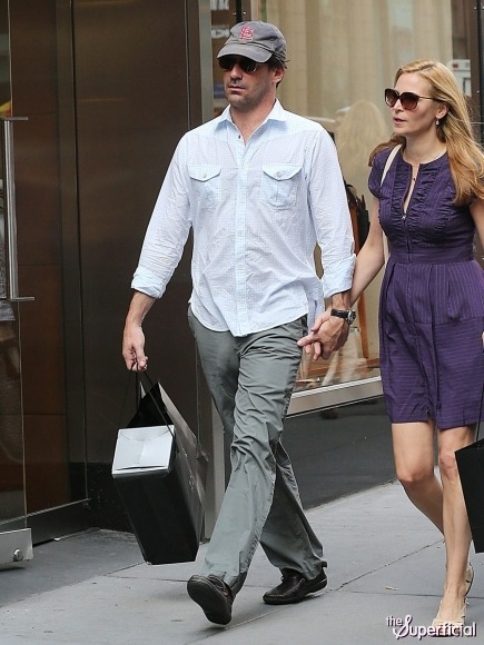 tmblngthru:  Who knew John Hamm was packing such heat!!! Wow!!!  