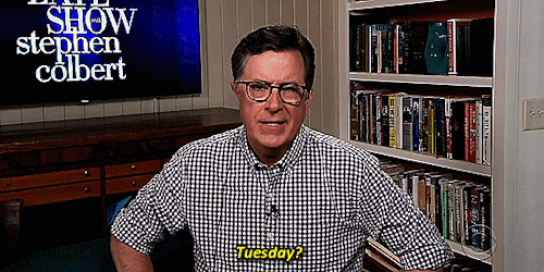 reasonandfaithinharmony: Mood.The Late Show with Stephen Colbert (4/07/20)Bonus: