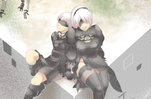 Nier Automata print for Anime North! Come find me at G05!!!!!!!