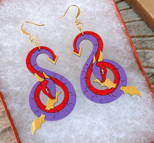 Hand Painted Necklaces / Earrings Obake Style on Etsy