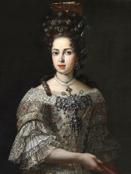 Anna Maria Luisa de&rsquo; Medici Electress Palatine, late 17th century-early 18th; possibly c. 1690