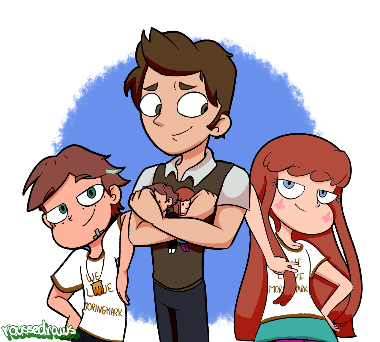 roussedraws: Happy (late) BIRTHDAY TO @moringmark DUDE I LOVE ALL OF YOUR MULTIFANDOM