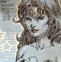 bear1na:  Wonder Woman, Supergirl, and Green Lantern - John Stewart by Jim Lee *