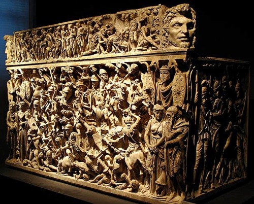 Ancient Worlds - BBC Two  Episode 5 “The Republic of Virtue” The Portonaccio sarcophagus (c. 180-200