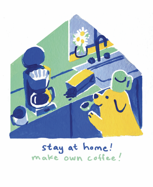 oliviawhen:Cooking Cat and Cup Pup!! Stay at Home edition. Both of these are in the digital [Stay Ho