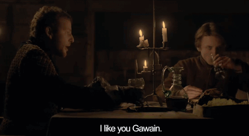 lucrezianoin:Gawain and Bercilak in Sire Gauvain et le Chevalier Vert (2014) directed by martin