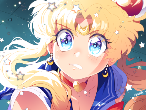 onsta:Decided to try the Sailor Moon redraw challenge~